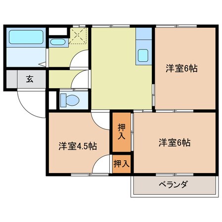 プラドールAの物件間取画像